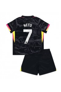 Chelsea Pedro Neto #7 Babytruitje 3e tenue Kind 2024-25 Korte Mouw (+ Korte broeken)